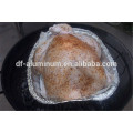 disposable oval aluminum foil tray for roasting turkey